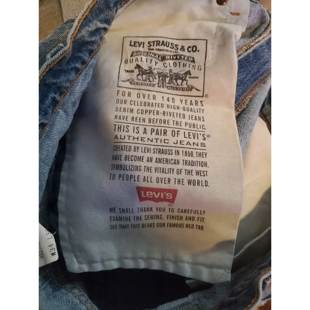 Vintage Levi's 550 Men's Relaxed Fit Jeans Size 34x36